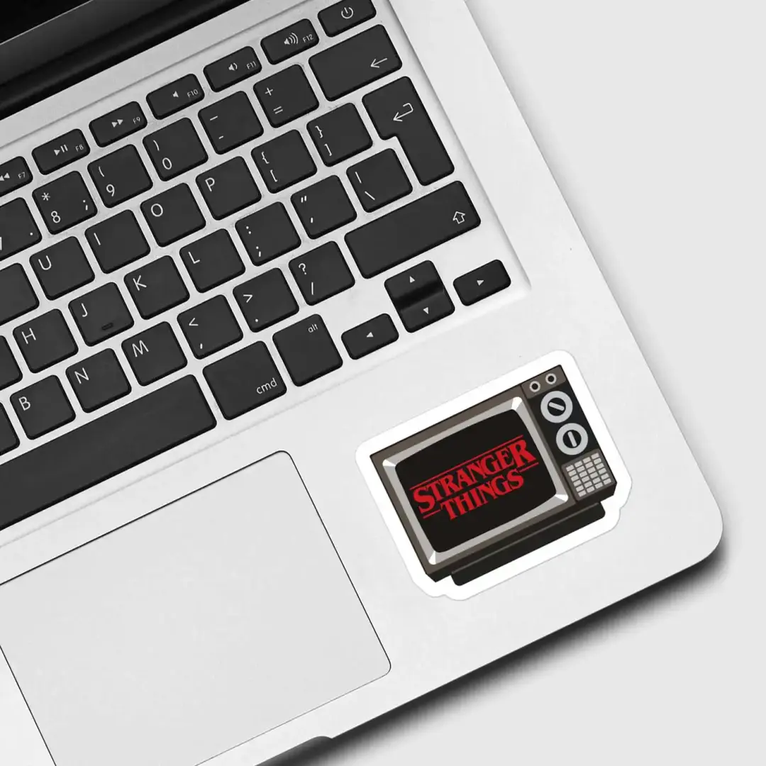 Retro TV Stranger Things Sticker