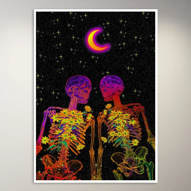 Trippy Kunst-Poster