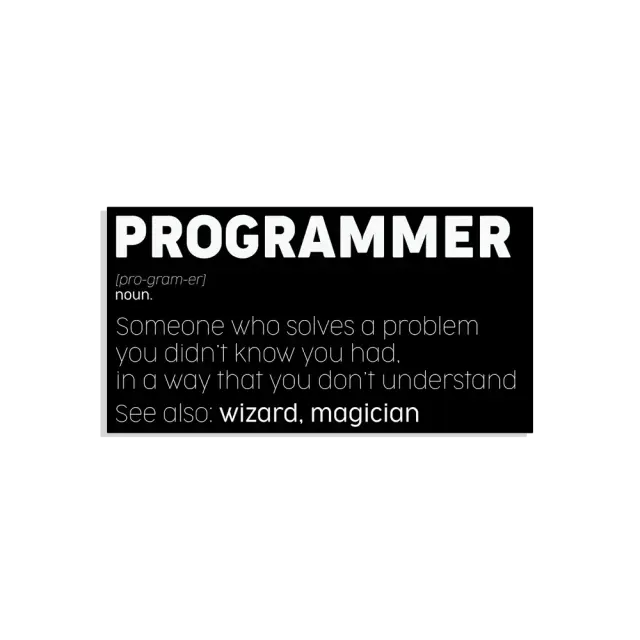 Programmer Meaning Funny Sticker