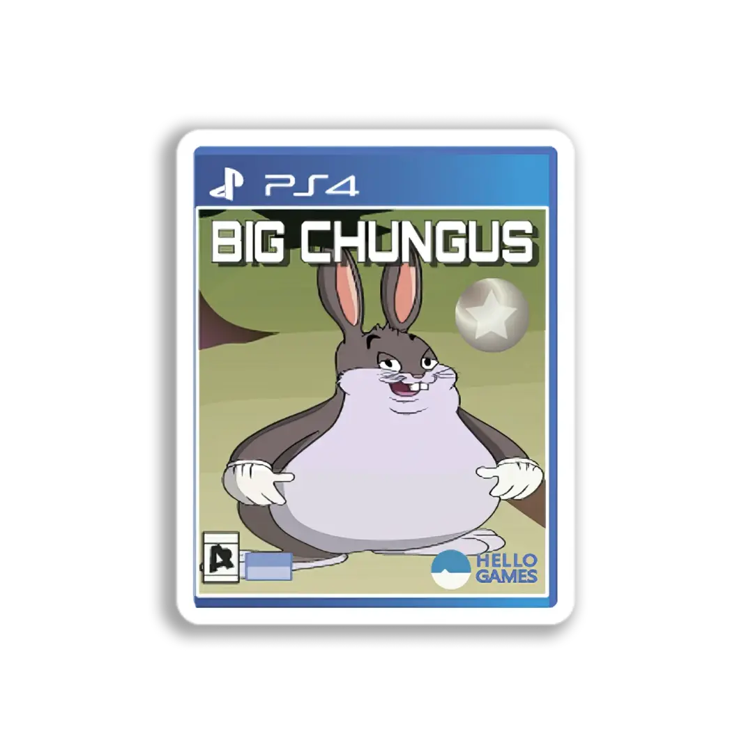 Big Chungus Game Sticker