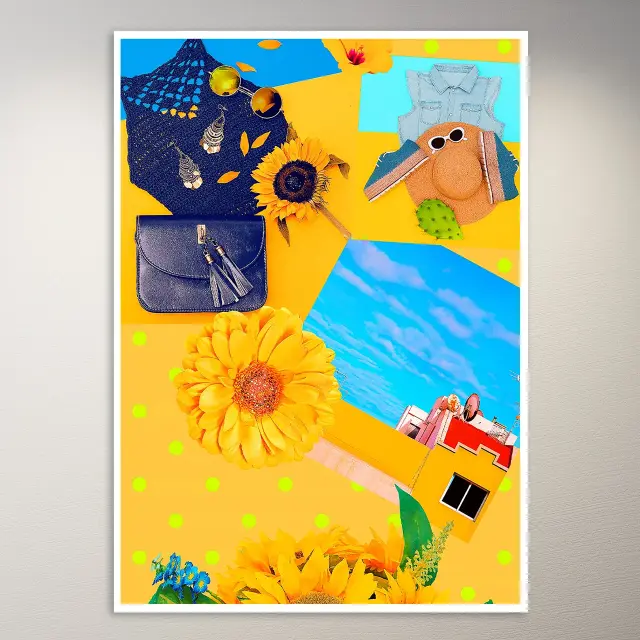 Zufalls-Ästhetik-Wandposter