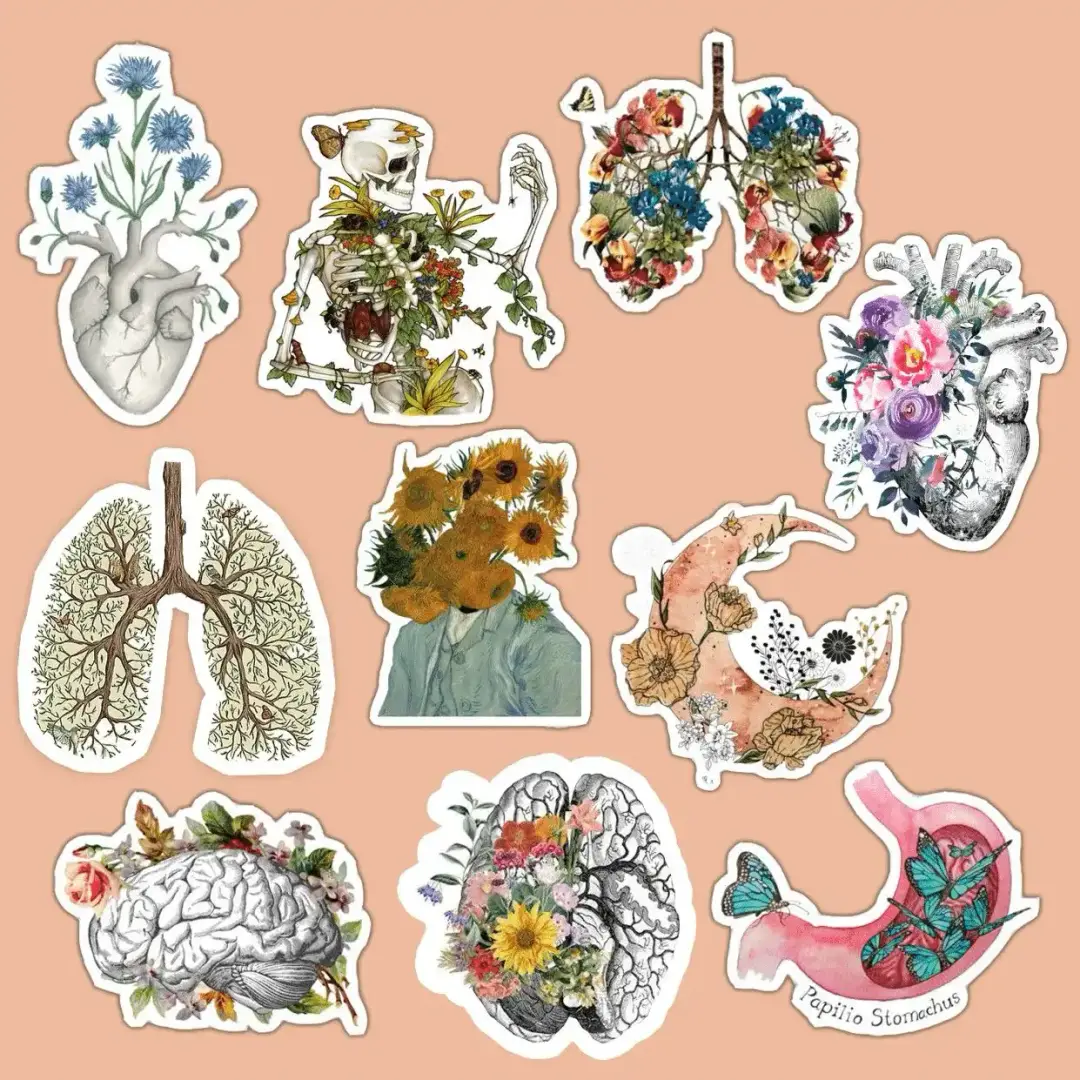 Zufällige Ästhetik-Sticker