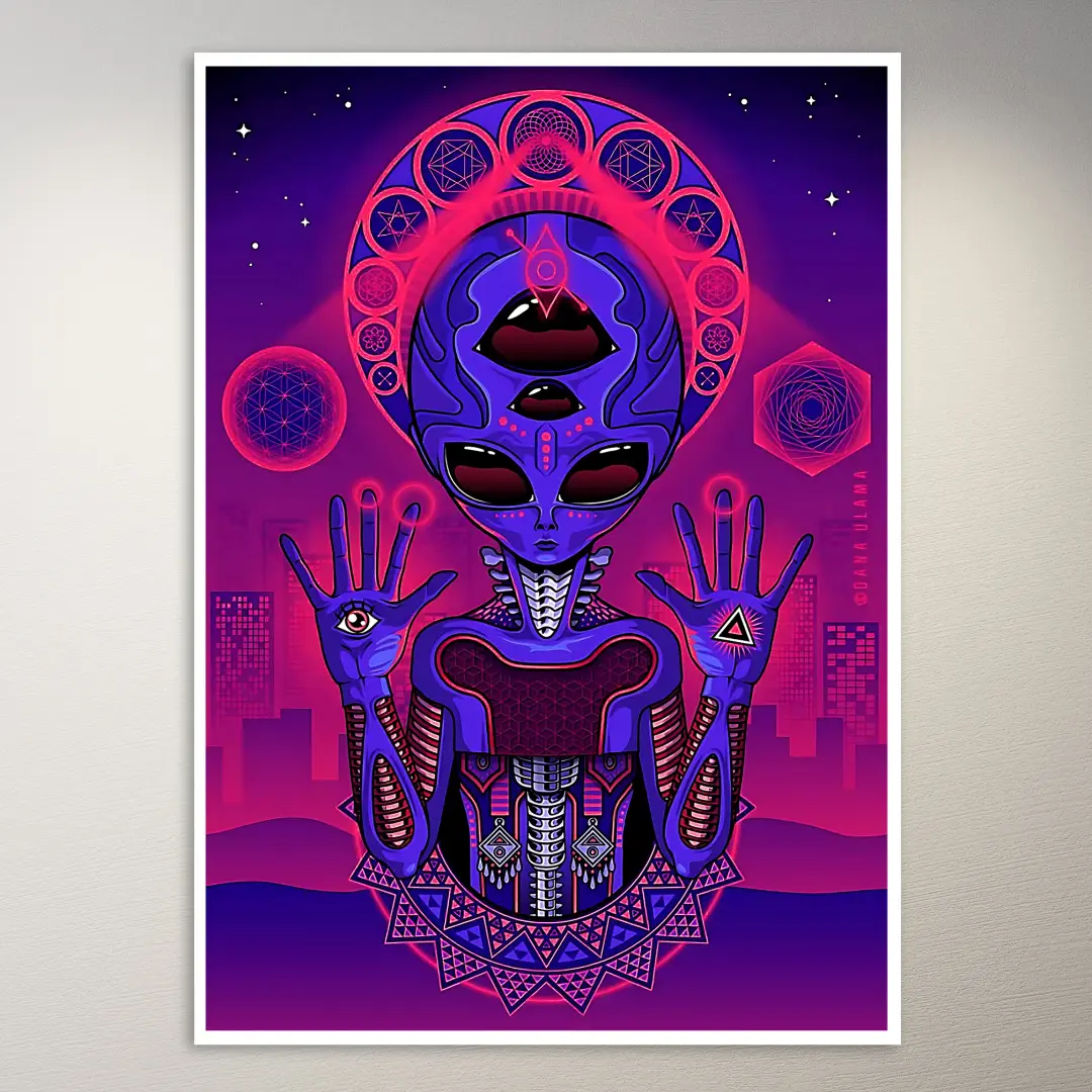 Trippy Kunst-Poster