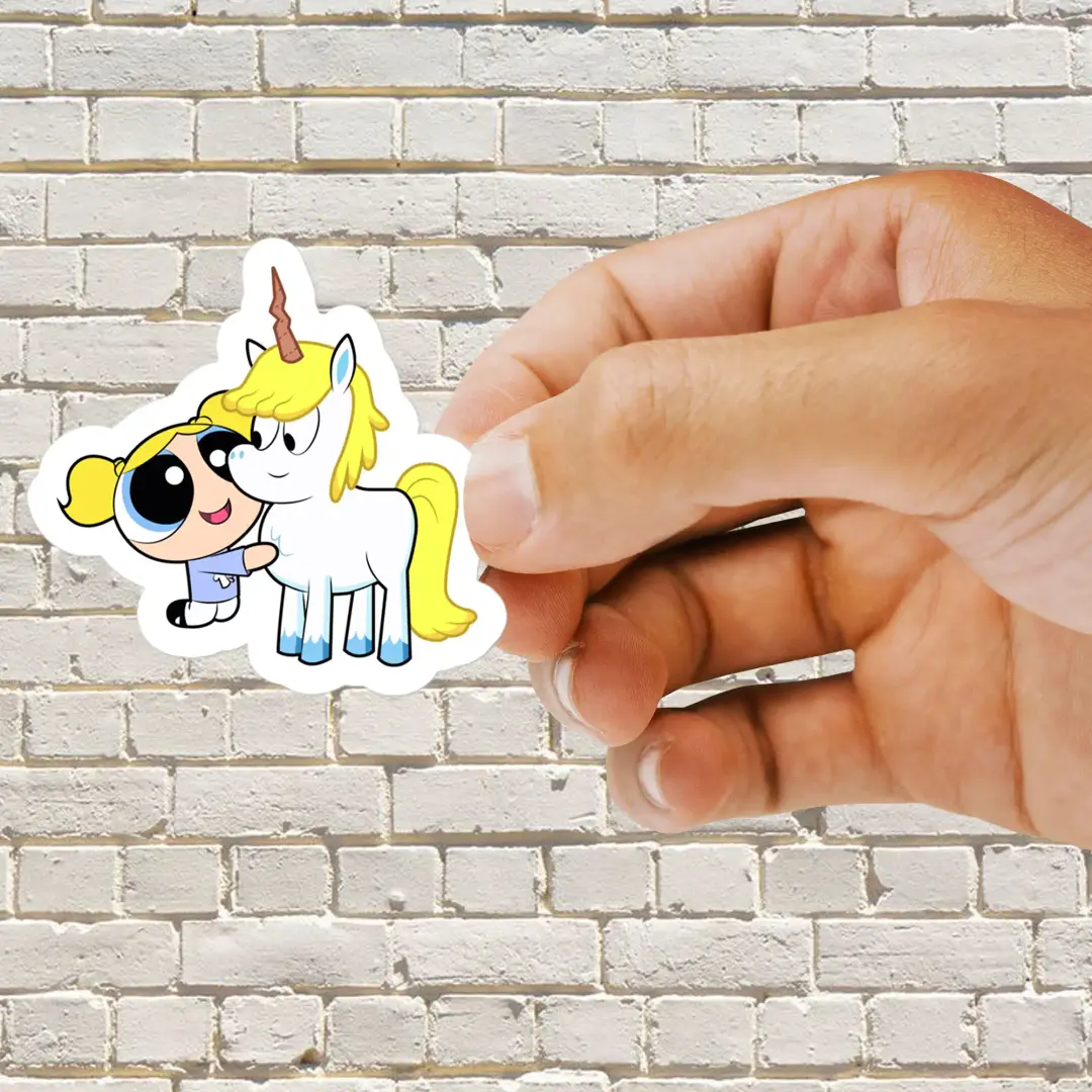 The Powerpuff Girls Bubbles und Donny Sticker