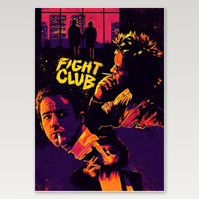 Fight Club 拼貼 A4 海報