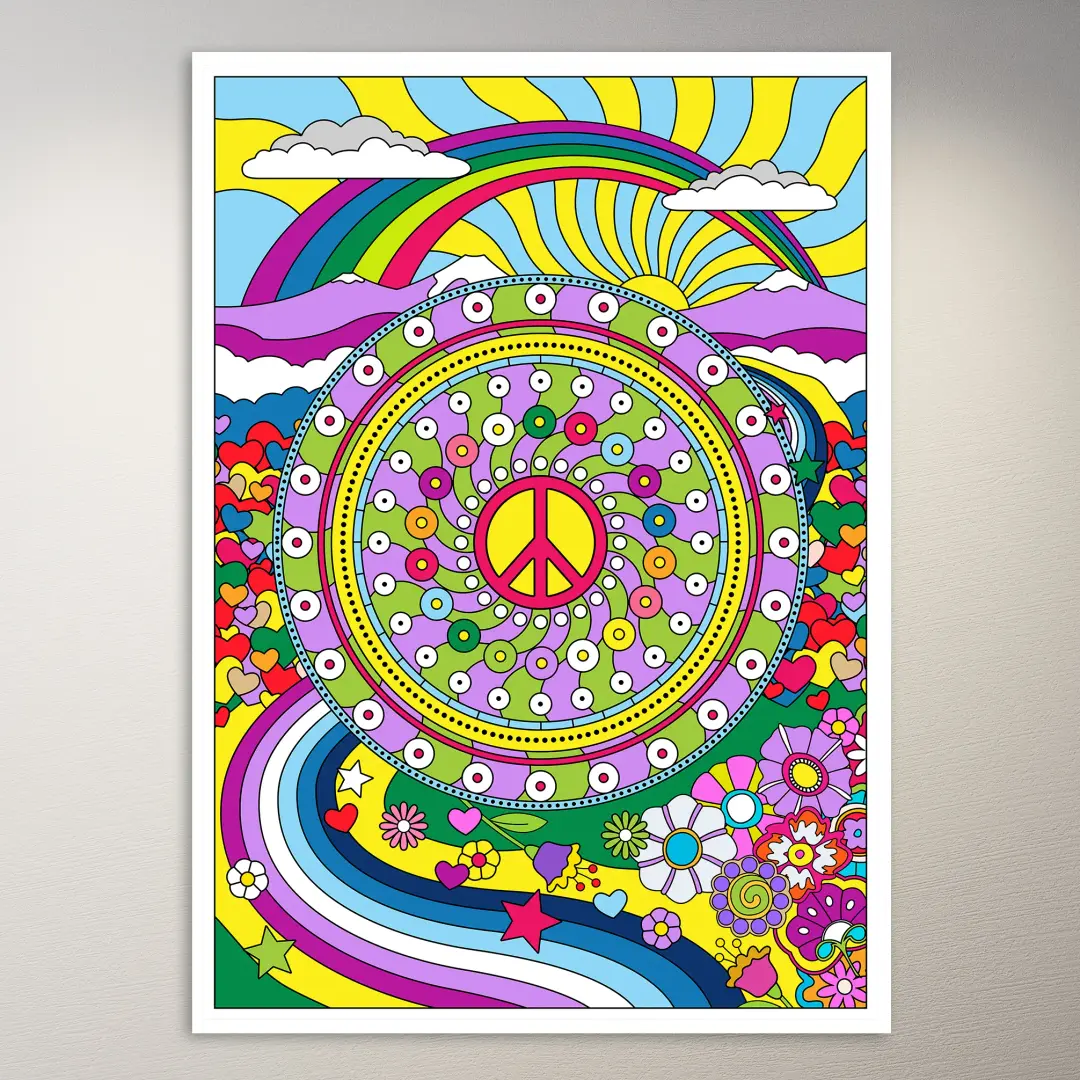 Trippy Kunst-Poster