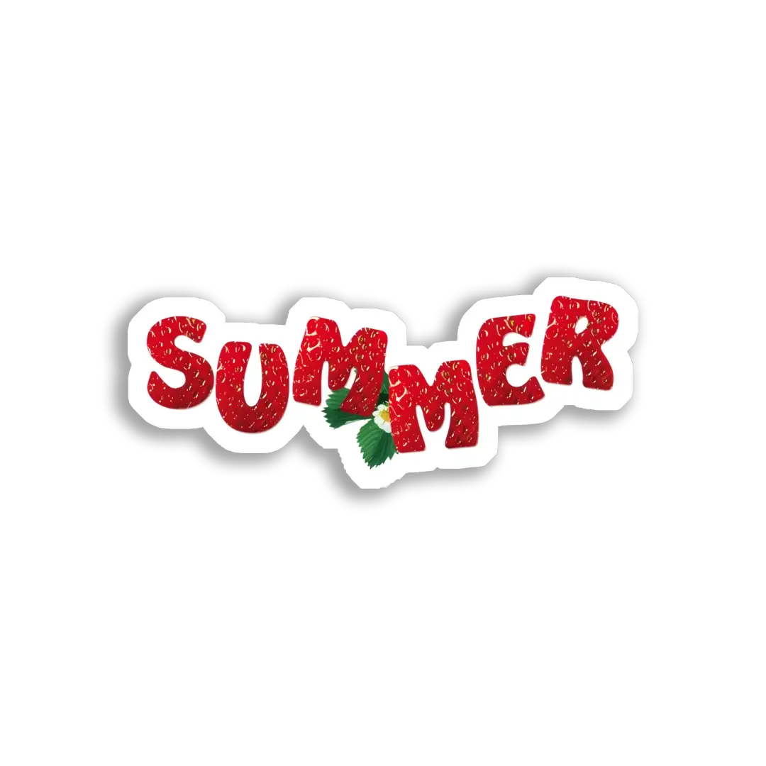 Der Erdbeersommer ist da Sticker