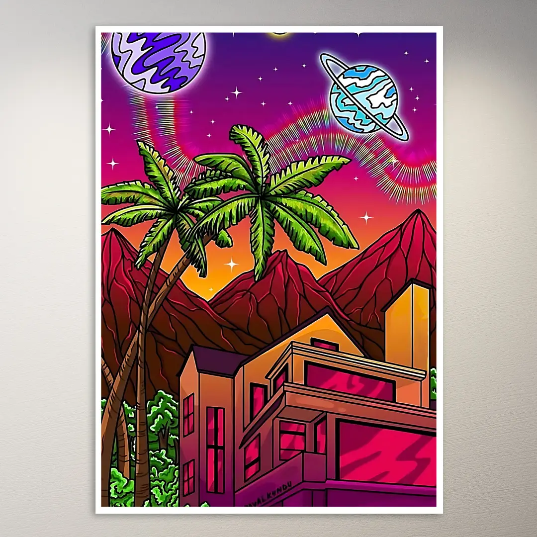 Trippy Kunst-Poster