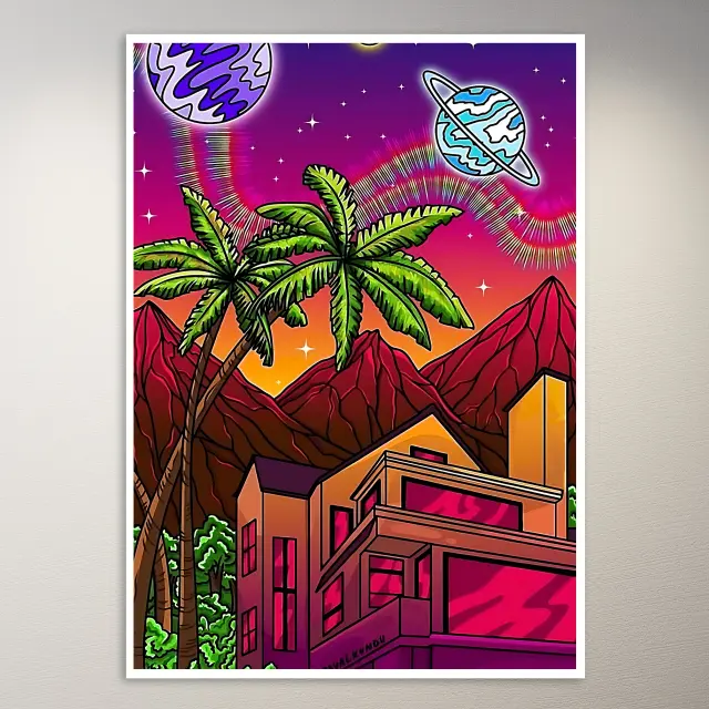 Trippy Kunst-Poster