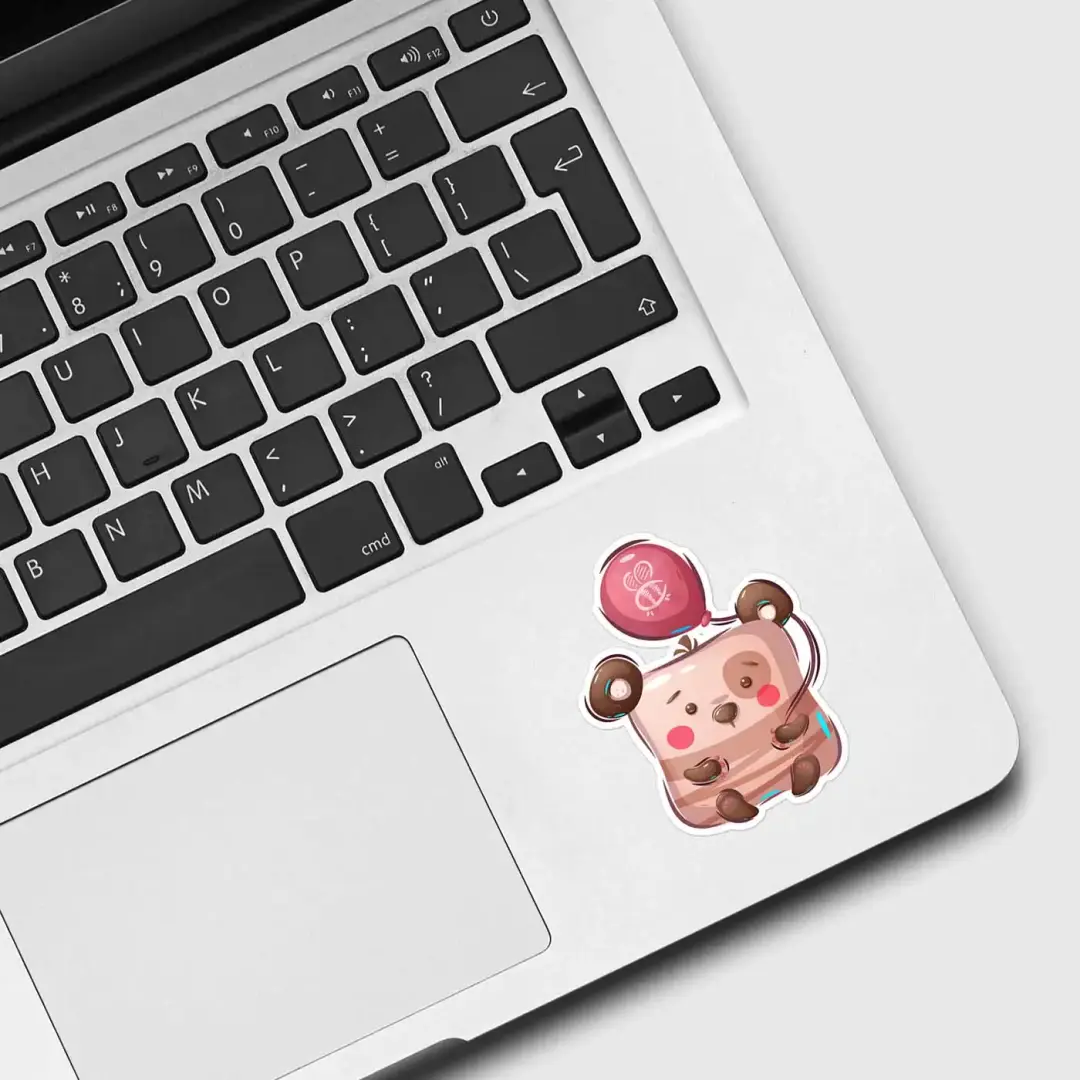 Bär mit Luftballon Sticker
