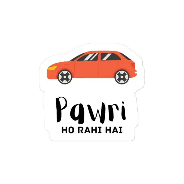 Pawri Ho Rahi Hai lustiger Hindi-Viral-Trend Sticker