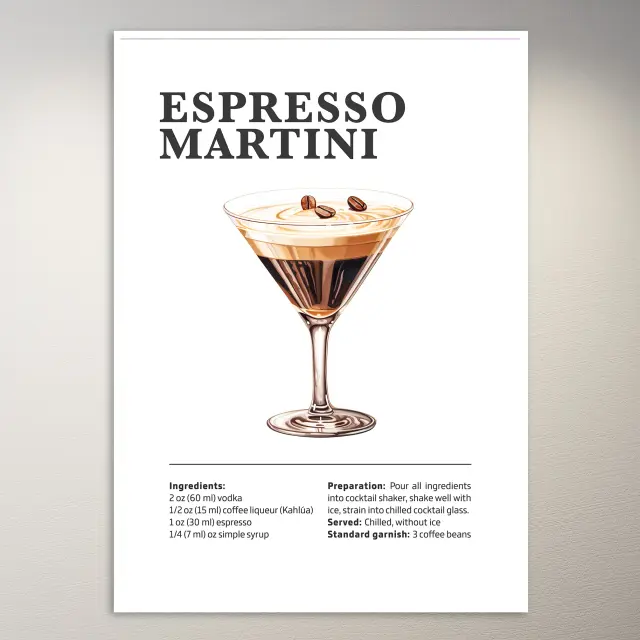 Espresso Martini Poster