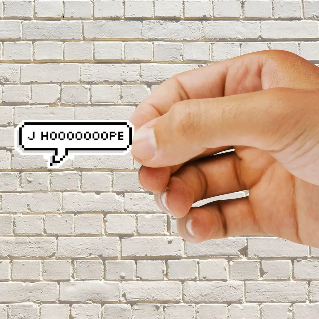 YOONGI J HOOOOOOOOPE  Sticker