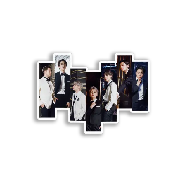 BTS formelle Porträts Sticker