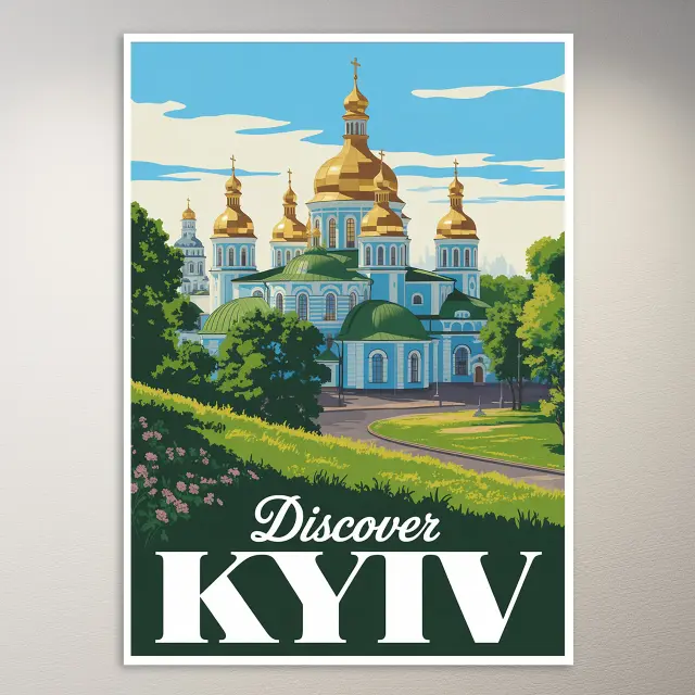 Kiew Reiseposter