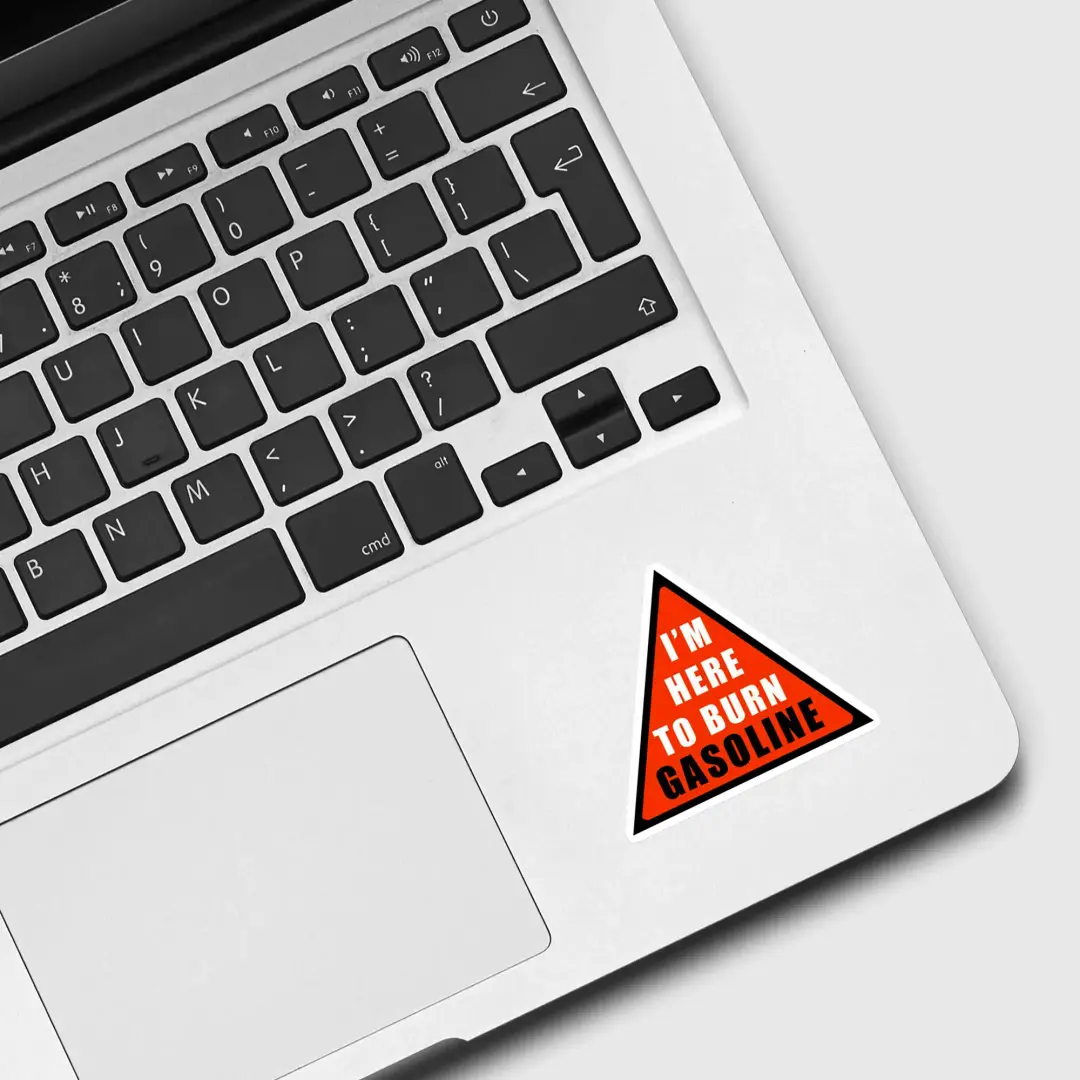 Benzin Gefahr Sticker