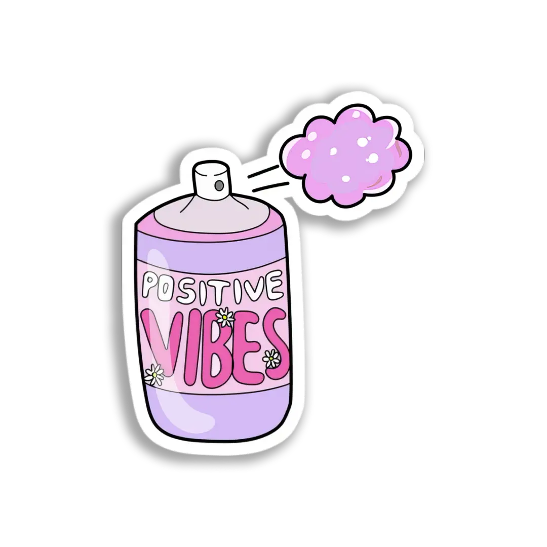 Positive Vibes Spray Sticker