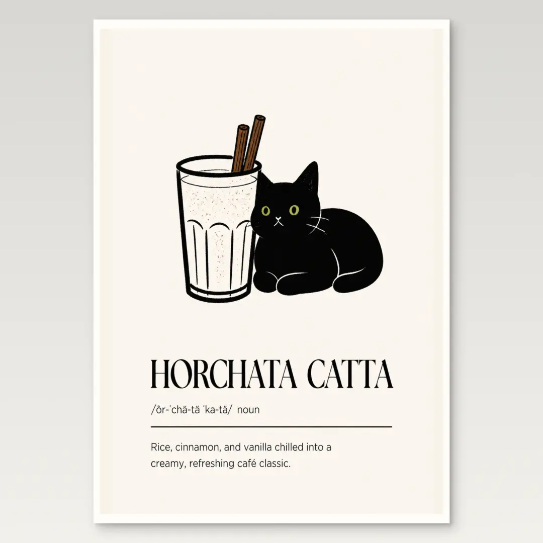 Horchata Catta Poster