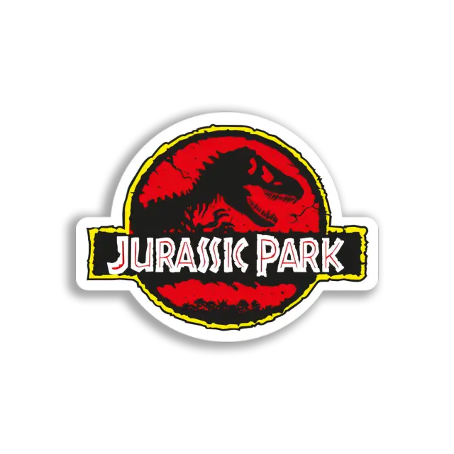 Jurassic Park Logo Sticker