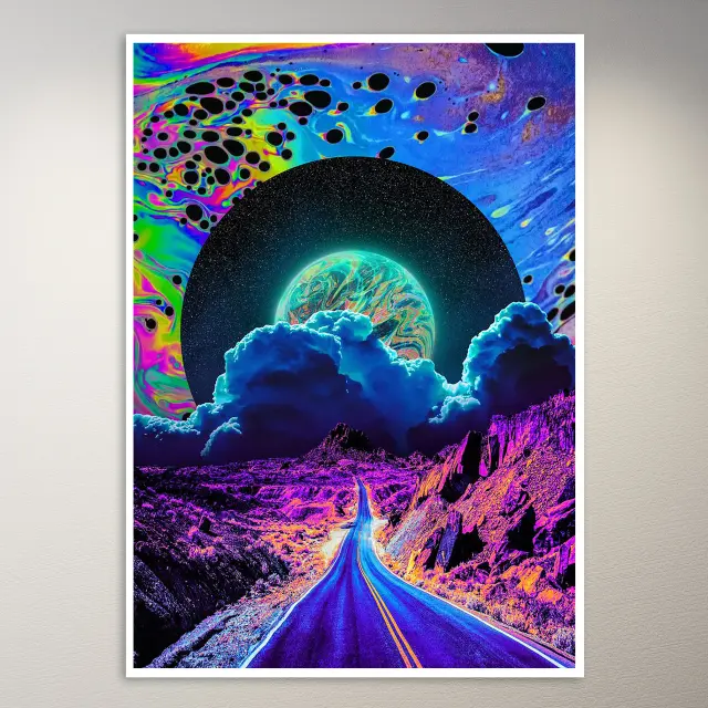 Trippy Kunst-Poster
