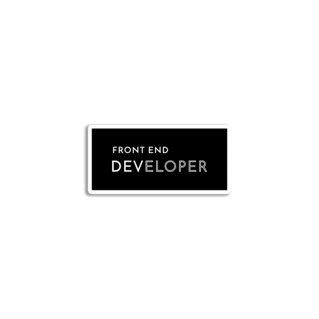 FrontEnd - Developer Sticker