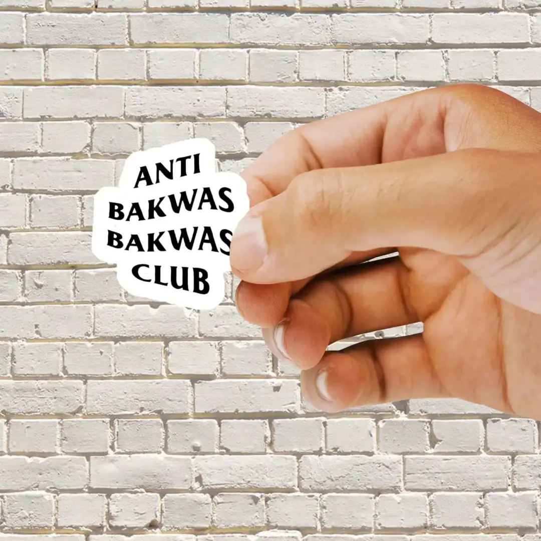 Anti Bakwas Bakwas Club Sticker