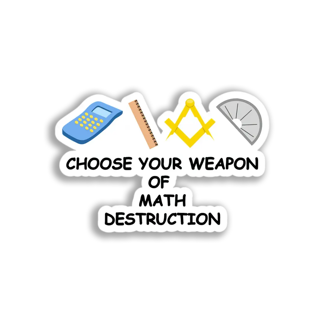 Math Tools Set Sticker