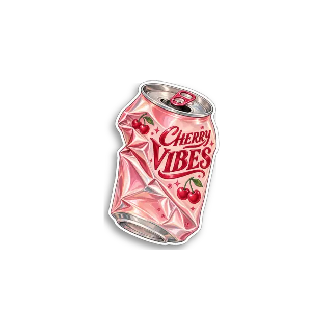 Cherry Vibes Sticker