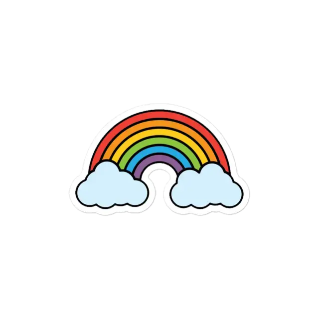 Regenbogen-Sticker