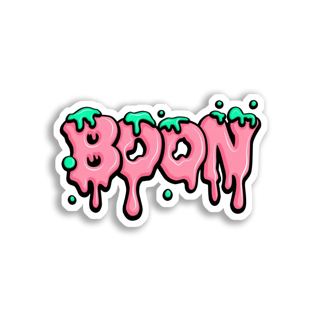 Gooey Pink Boon Sticker Image Sticker