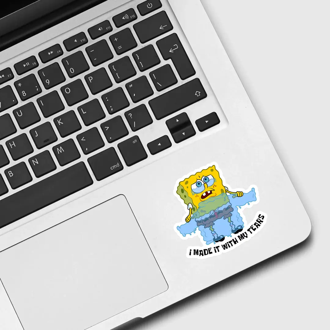SpongeBob zerrissener Pullover Sticker