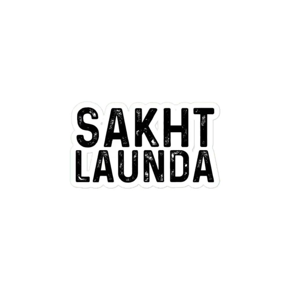 Sakht Launda Sticker
