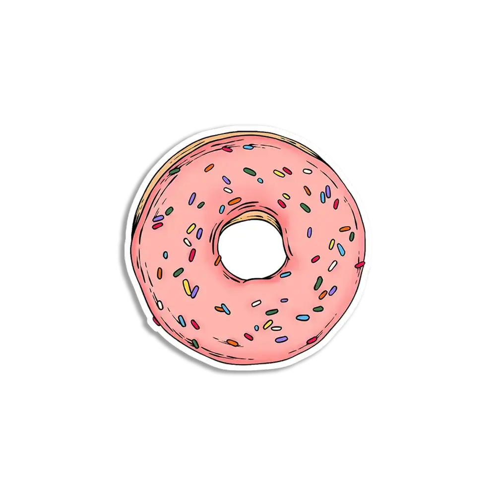 Pastell-Donut Sticker