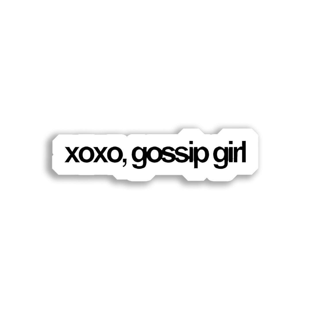 XOXO, Gossip Girl Sticker
