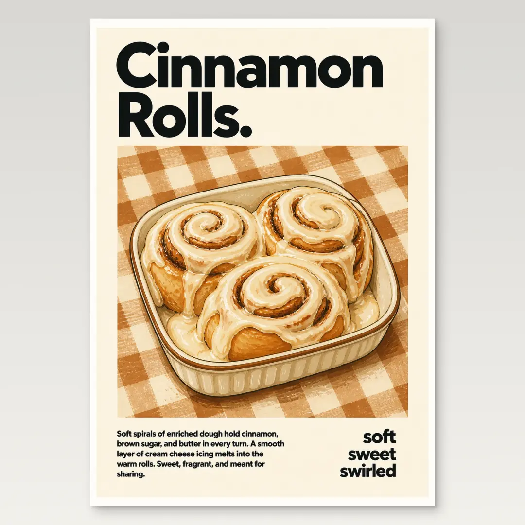 Cinnamon Rolls Poster