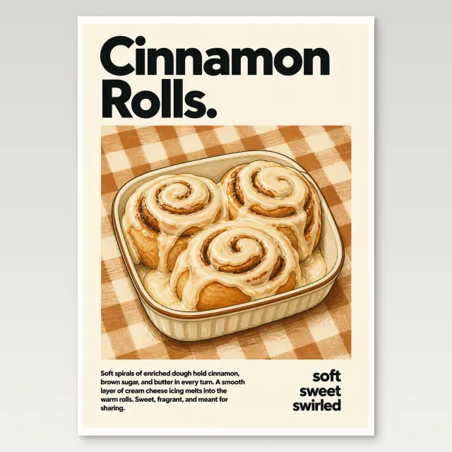 Cinnamon Rolls Poster