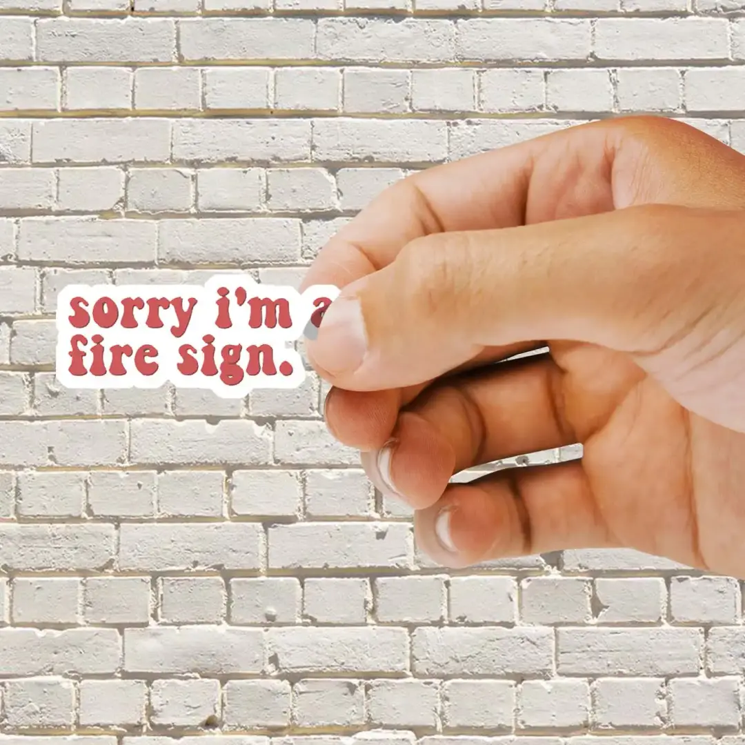 Sorry, ich bin ein Feuerzeichen Sternzeichen-Sticker