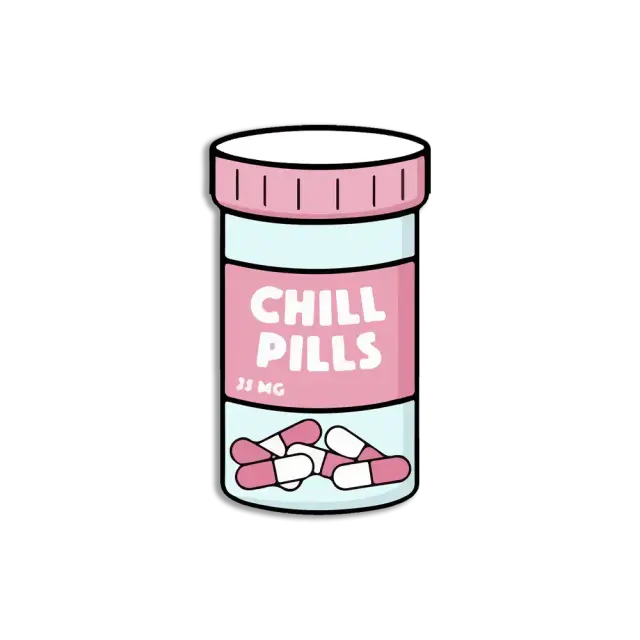Chill-Pillen Sticker