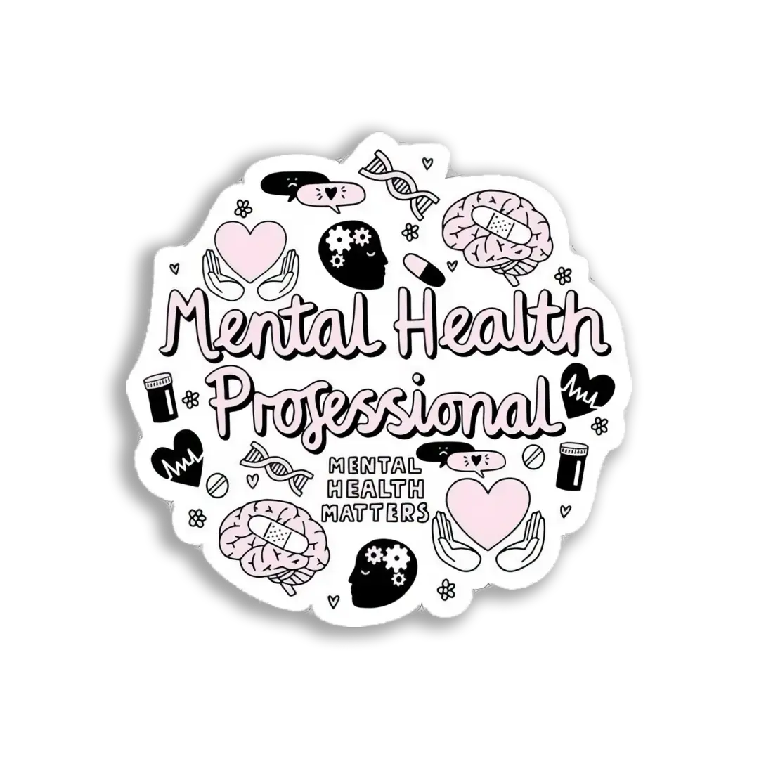 Mental health Profressional Sticker