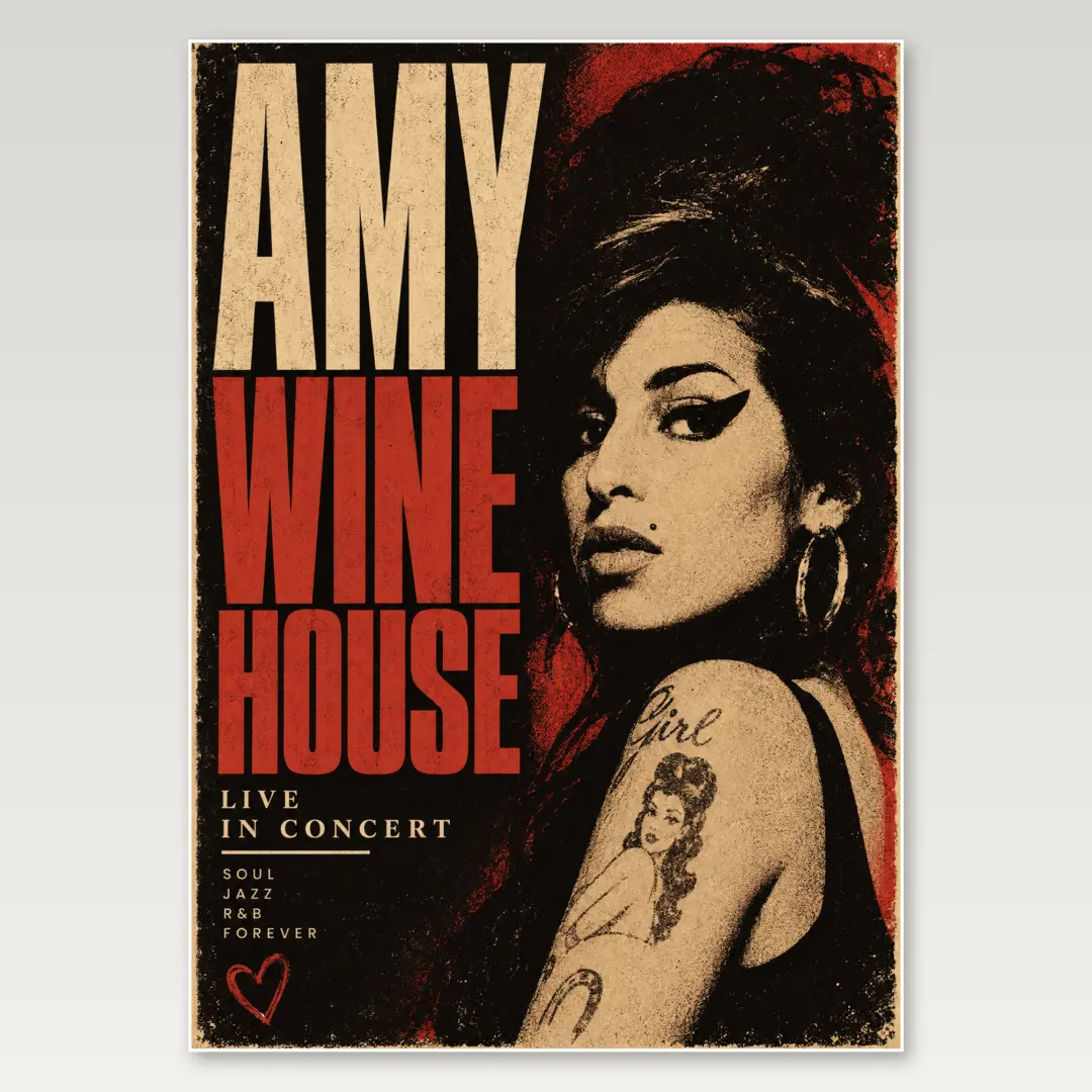 Amy Winehouse Photographic A4 Poster