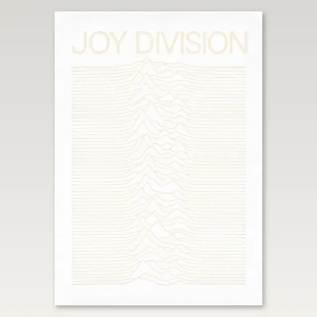 Joy Division Wellen A4-Poster