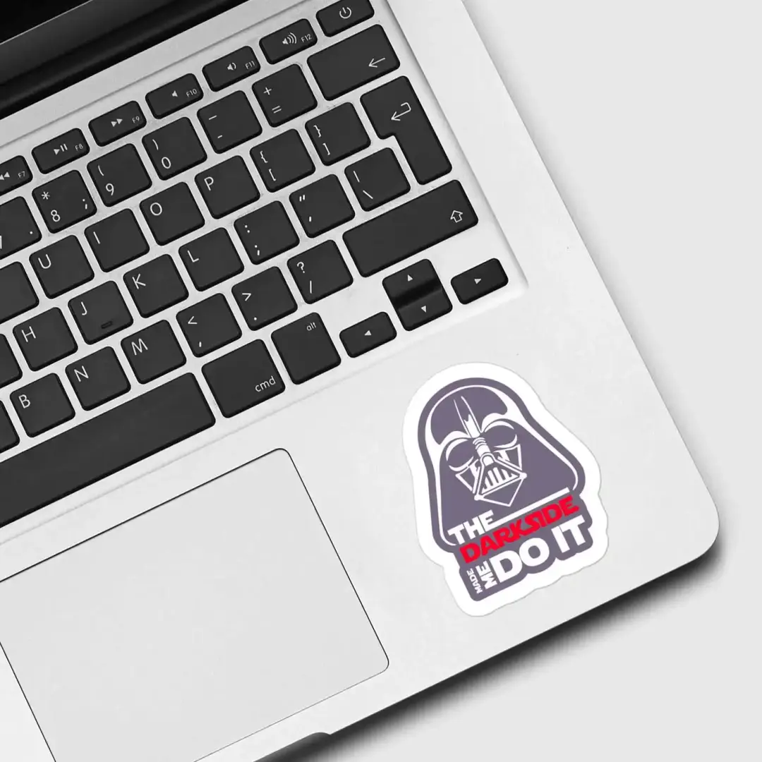 Star Wars The Darkside Made Me Do It Sticker