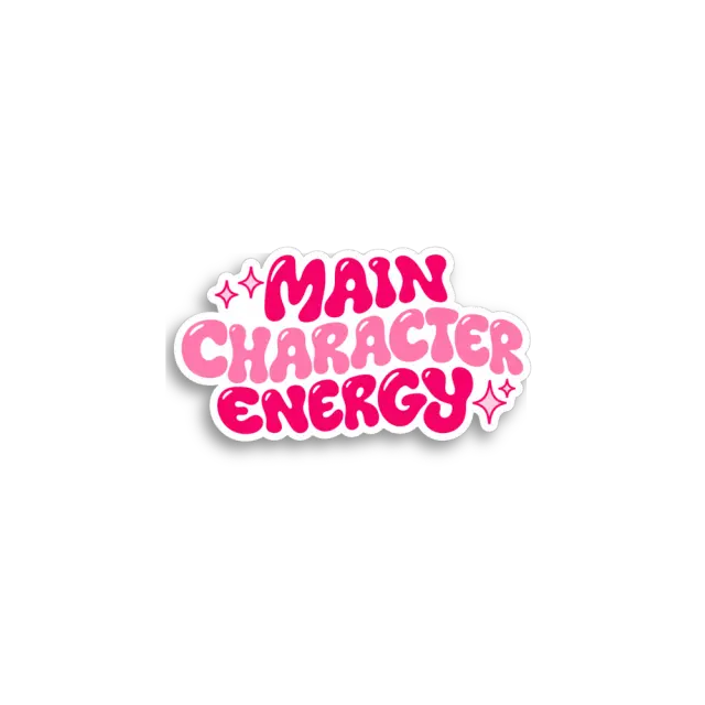 Pegatina Energía de protagonista