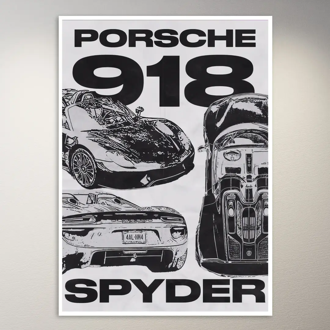 Porsche 918 Spyder Poster