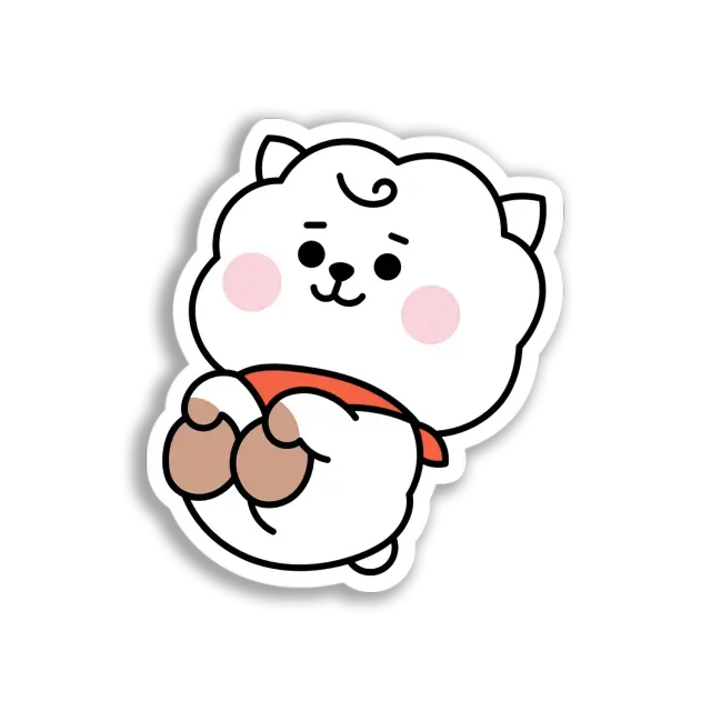 Adorable BT21 Van Sticker