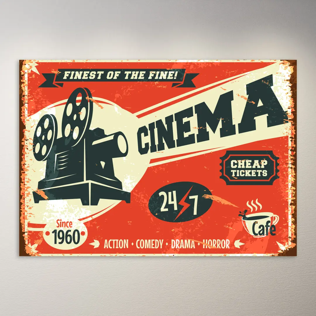 Vintage Kino-Poster