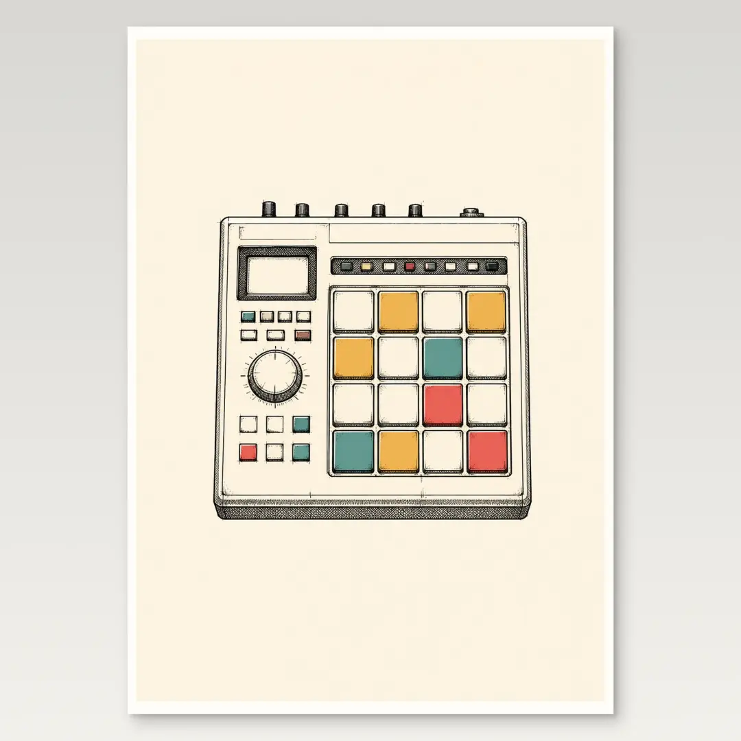 Drum Machine Poster