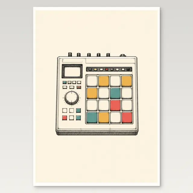Drumcomputer-Poster