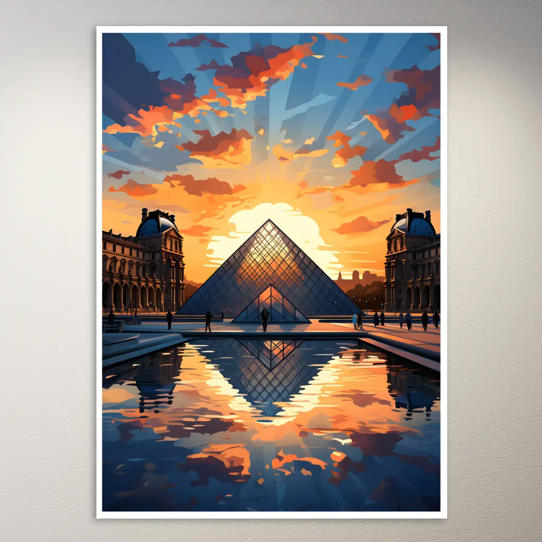 Der Louvre Poster