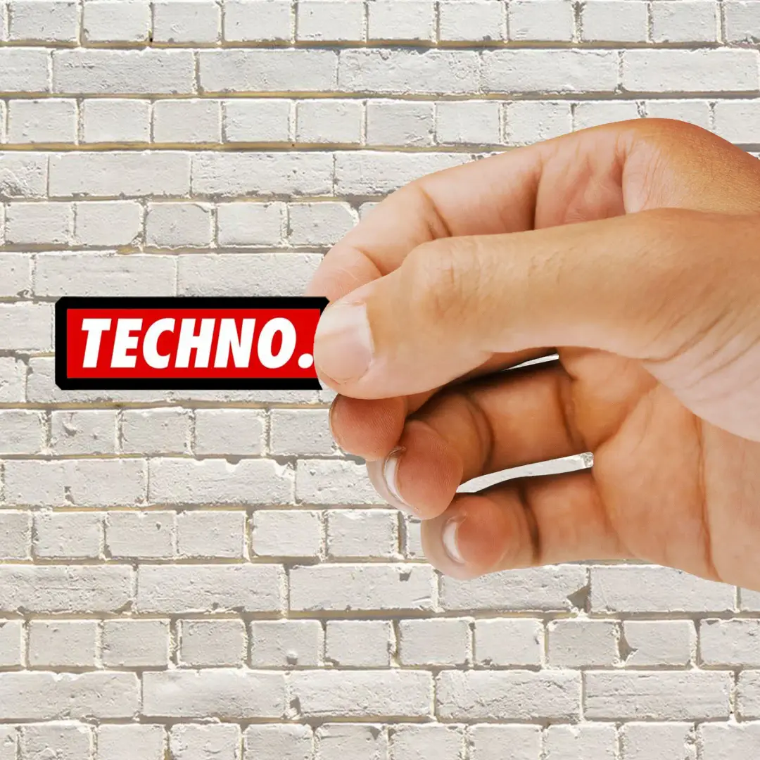 Techno Sticker